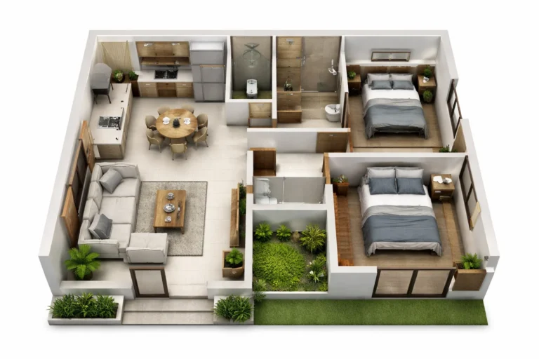 Small Plot 2 Bedroom