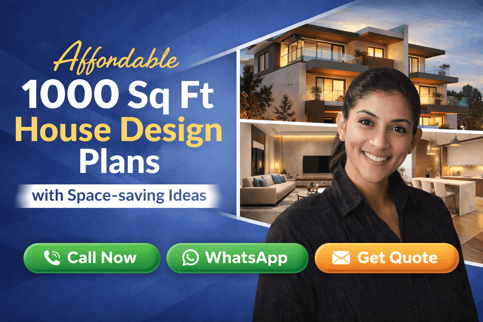 House Design Plans with Space-Saving