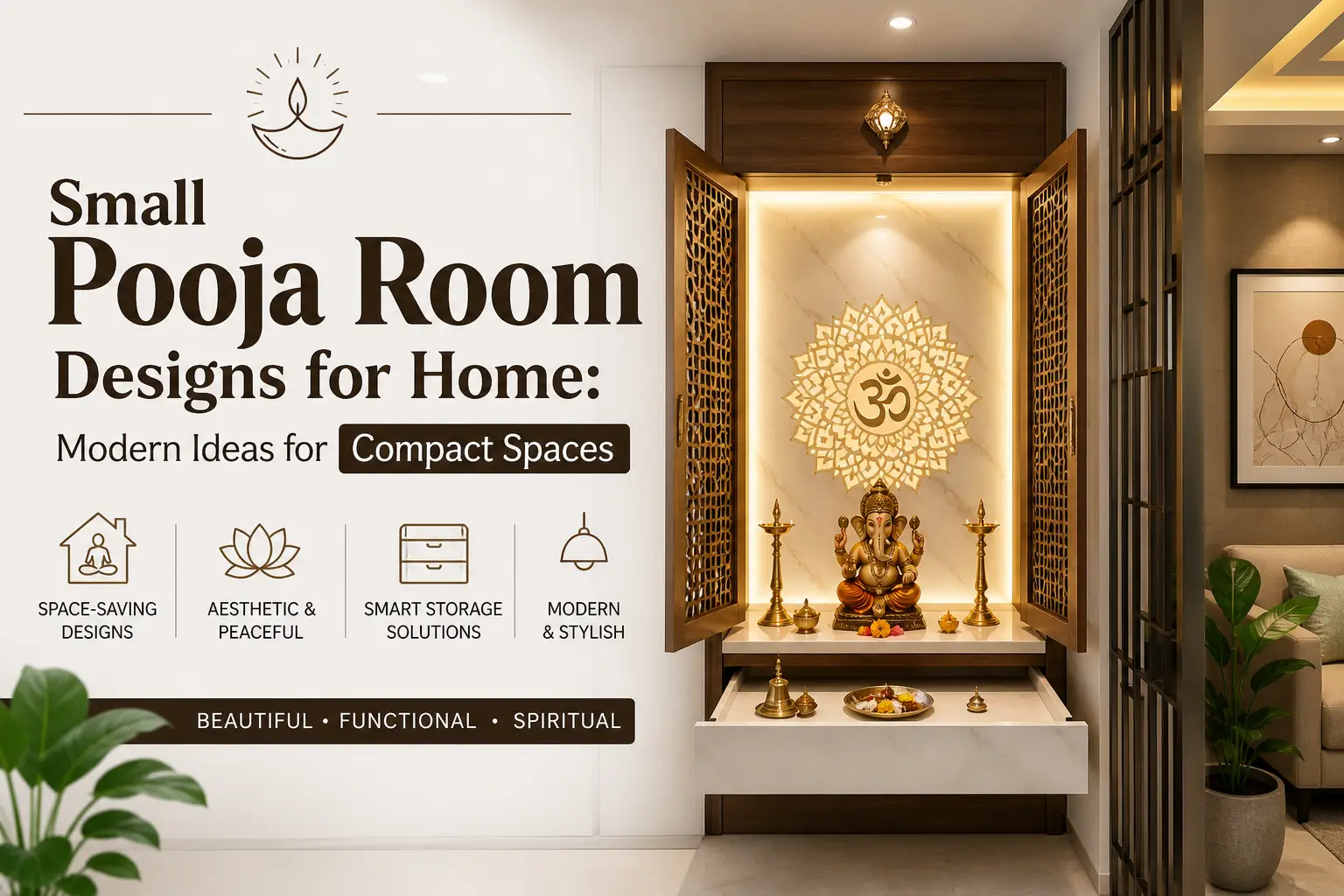 Small Pooja Room Designs for Home