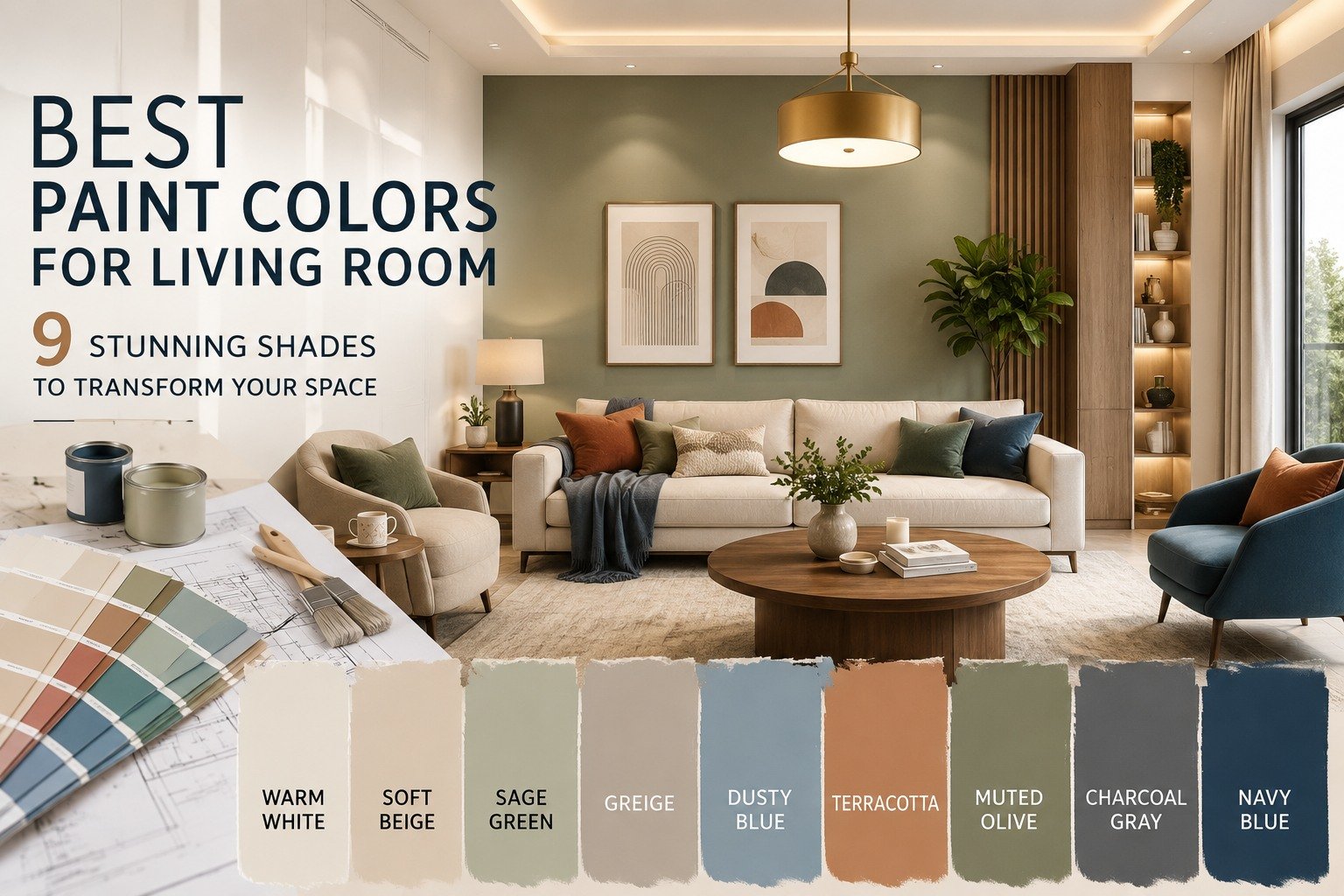 Best Paint Colors for Living Room