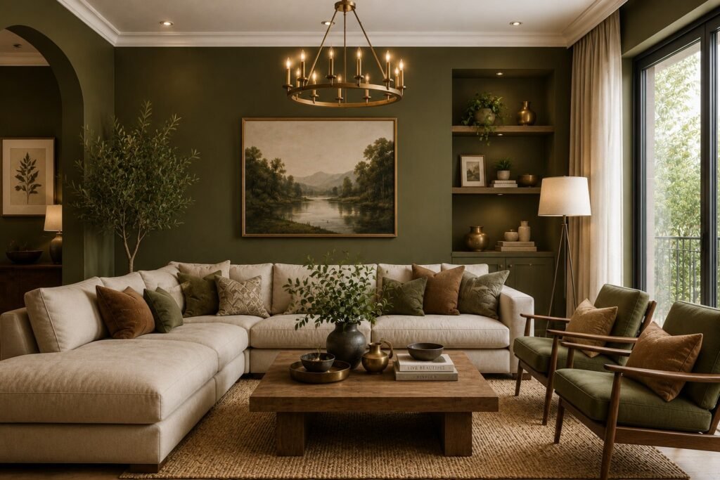 Muted Olive Green