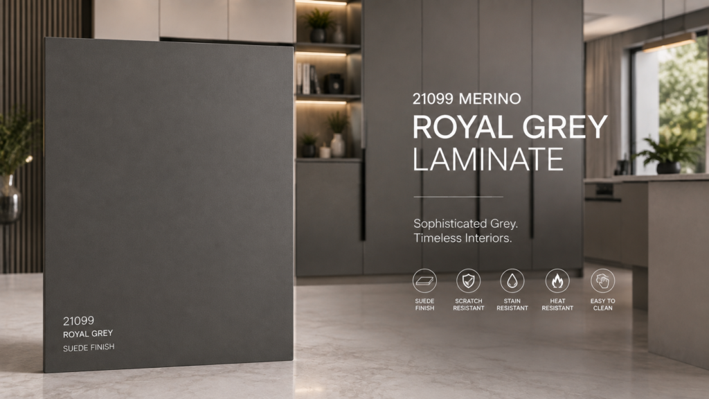 Merino Royal Grey-Laminate