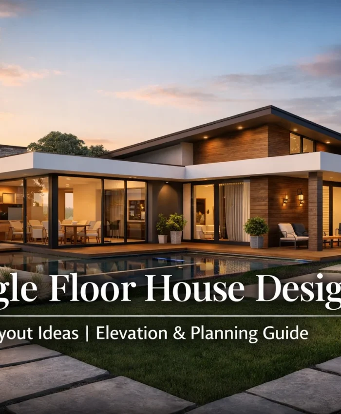 Modern Single Floor House Design: Layout Ideas, Elevation & Planning Guide